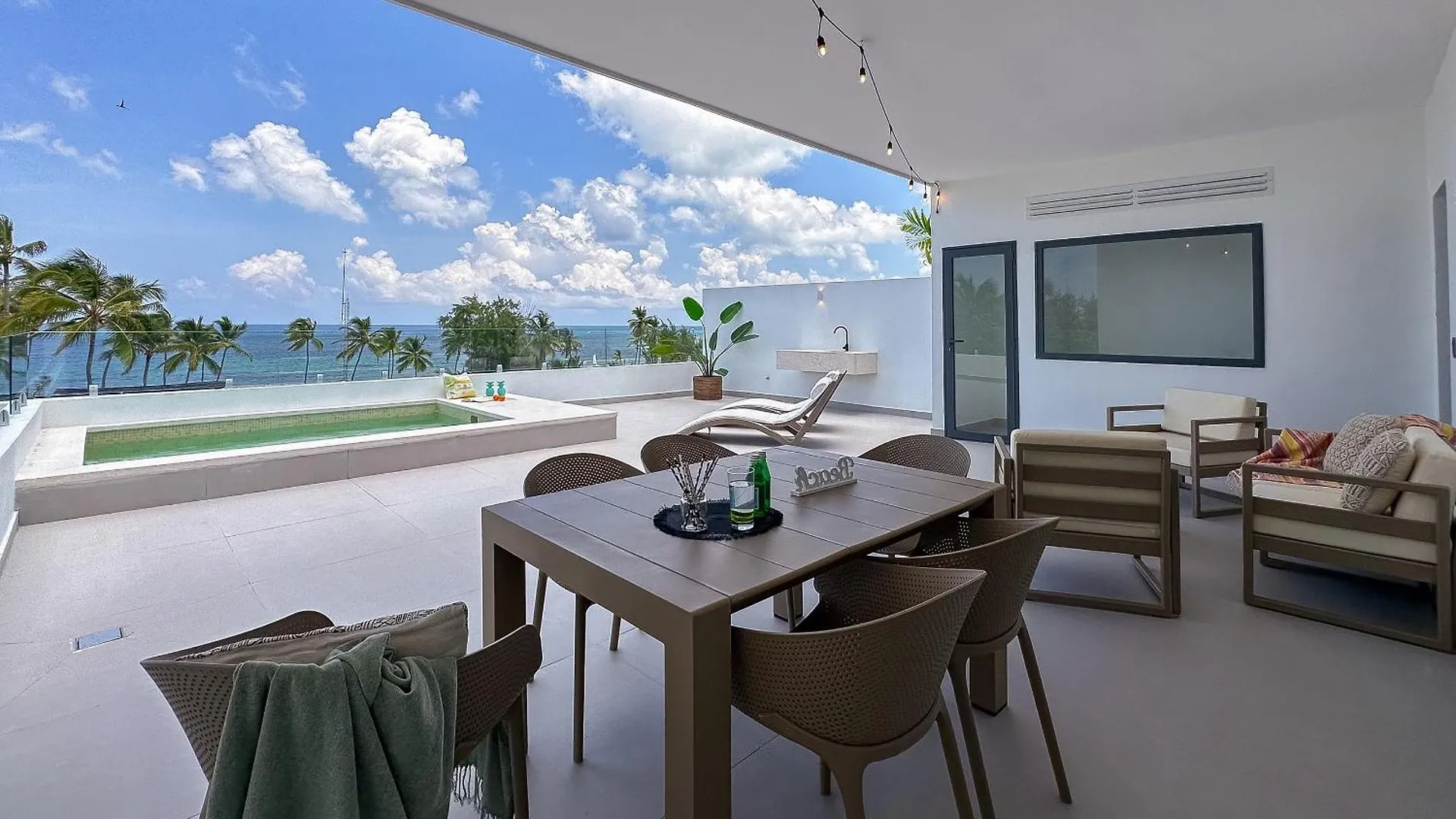 アパート Spectacular Beach Penthouse With Ocean Views プンタ・カナ